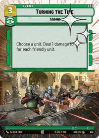 Turning the Tide (Hyperspace Foil) - Ashes of the Empire - Star Wars: Unlimited card