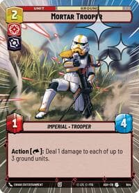 Mortar Trooper (Hyperspace Foil) - Ashes of the Empire - Star Wars: Unlimited card