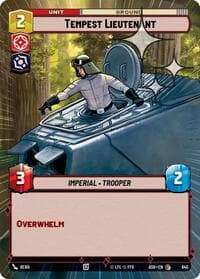 Tempest Lieutenant (Hyperspace Foil) - Ashes of the Empire - Star Wars: Unlimited card