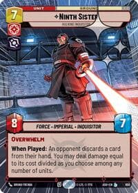 Ninth Sister - Hulking Inquisitor (Hyperspace Foil) - Ashes of the Empire - Star Wars: Unlimited card