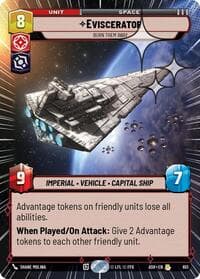 Eviscerator - Burn Them Away (Hyperspace Foil) - Ashes of the Empire - Star Wars: Unlimited card