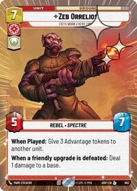 Zeb Orrelios - Fists Work Every Time (Hyperspace Foil) - Ashes of the Empire - Star Wars: Unlimited card