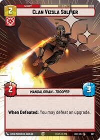 Clan Vizsla Soldier (Hyperspace Foil) - Ashes of the Empire - Star Wars: Unlimited card