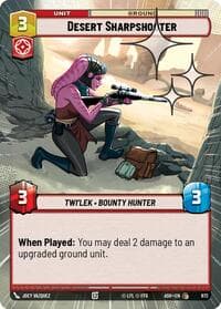 Desert Sharpshooter (Hyperspace Foil) - Ashes of the Empire - Star Wars: Unlimited card