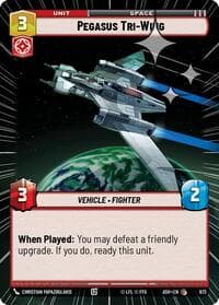 Pegasus Tri-Wing (Hyperspace Foil) - Ashes of the Empire - Star Wars: Unlimited card