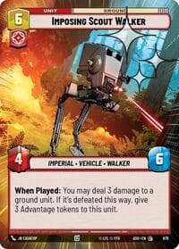 Imposing Scout Walker (Hyperspace Foil) - Ashes of the Empire - Star Wars: Unlimited card