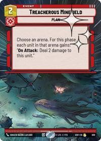 Treacherous Minefield (Hyperspace Foil) - Ashes of the Empire - Star Wars: Unlimited card