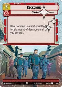 Reckoning (Hyperspace Foil) - Ashes of the Empire - Star Wars: Unlimited card