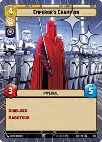 Emperor's Champion (Hyperspace Foil) - Ashes of the Empire - Star Wars: Unlimited card
