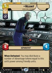 Helgait - Dooku Was a Visionary (Hyperspace Foil) - Ashes of the Empire - Star Wars: Unlimited card