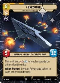 Executor - Final Destruction of the Alliance (Hyperspace Foil) - Ashes of the Empire - Star Wars: Unlimited card