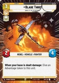 Blade Three - Bane of the Devastator (Hyperspace Foil) - Ashes of the Empire - Star Wars: Unlimited card