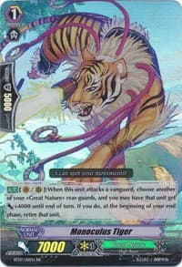 Monoculus Tiger - BT07: Rampage of the Beast King - Cardfight Vanguard card