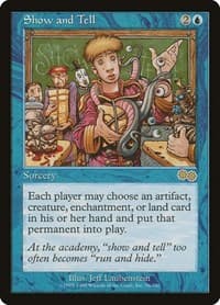 Show and Tell - Urza's Saga - Magic: The Gathering card
