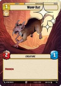 Womp Rat (Hyperspace Foil) - Ashes of the Empire - Star Wars: Unlimited card