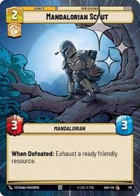 Mandalorian Scout (Hyperspace Foil) - Ashes of the Empire - Star Wars: Unlimited card