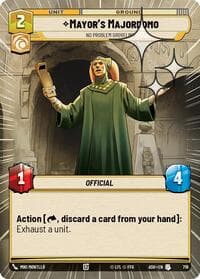 Mayor's Majordomo - No Problem Groveling (Hyperspace Foil) - Ashes of the Empire - Star Wars: Unlimited card
