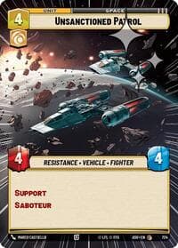 Unsanctioned Patrol (Hyperspace Foil) - Ashes of the Empire - Star Wars: Unlimited card