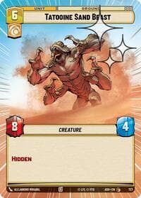 Tatooine Sand Beast (Hyperspace Foil) - Ashes of the Empire - Star Wars: Unlimited card