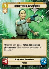 Heightened Awareness (Hyperspace Foil) - Ashes of the Empire - Star Wars: Unlimited card