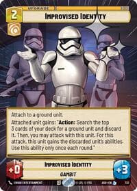 Improvised Identity (Hyperspace Foil) - Ashes of the Empire - Star Wars: Unlimited card