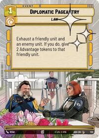 Diplomatic Pageantry (Hyperspace Foil) - Ashes of the Empire - Star Wars: Unlimited card