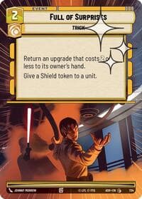 Full of Surprises (Hyperspace Foil) - Ashes of the Empire - Star Wars: Unlimited card