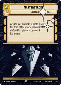 Masterstroke (Hyperspace Foil) - Ashes of the Empire - Star Wars: Unlimited card