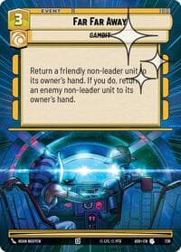 Far Far Away (Hyperspace Foil) - Ashes of the Empire - Star Wars: Unlimited card