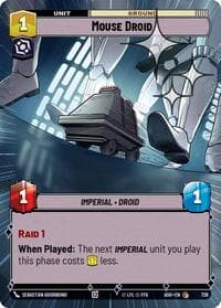 Mouse Droid (Hyperspace Foil) - Ashes of the Empire - Star Wars: Unlimited card