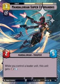 Mandalorian Super Commandos (Hyperspace Foil) - Ashes of the Empire - Star Wars: Unlimited card