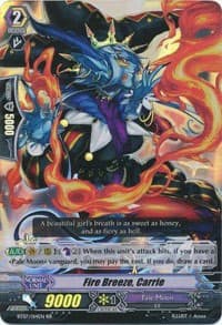 Fire Breeze, Carrie - BT07: Rampage of the Beast King - Cardfight Vanguard card