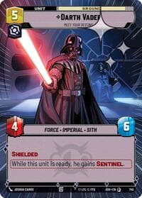 Darth Vader - Meet Your Destiny (Hyperspace Foil) - Ashes of the Empire - Star Wars: Unlimited card