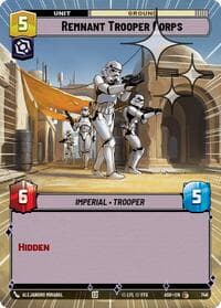 Remnant Trooper Corps (Hyperspace Foil) - Ashes of the Empire - Star Wars: Unlimited card