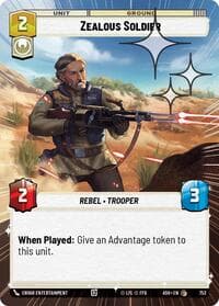 Zealous Soldier (Hyperspace Foil) - Ashes of the Empire - Star Wars: Unlimited card