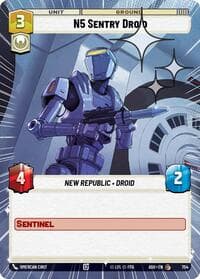 N5 Sentry Droid (Hyperspace Foil) - Ashes of the Empire - Star Wars: Unlimited card