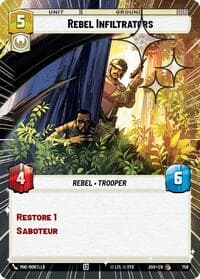 Rebel Infiltrators (Hyperspace Foil) - Ashes of the Empire - Star Wars: Unlimited card