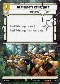 Grassroots Resistance (Hyperspace Foil) - Ashes of the Empire - Star Wars: Unlimited card