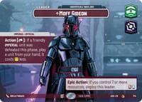 Moff Gideon - Indomitable Warlord (Showcase) - Ashes of the Empire - Star Wars: Unlimited card