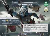 Bo-Katan Kryze - Reclaiming Mandalore (Showcase) - Ashes of the Empire - Star Wars: Unlimited card
