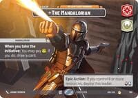 The Mandalorian - We Can't Keep Running (Showcase) - Ashes of the Empire - Star Wars: Unlimited card
