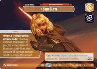 Shin Hati - Eager Adversary (Showcase) - Ashes of the Empire - Star Wars: Unlimited card