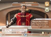 Greef Karga - Gracious Magistrate (Showcase) - Ashes of the Empire - Star Wars: Unlimited card