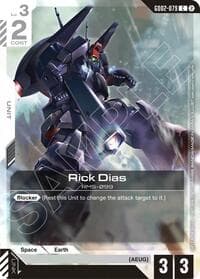 Rick Dias (Store Tournament Participation Pack 05) - Gundam Promotional Cards - Gundam Card Game card