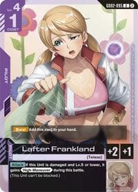 Lafter Frankland (Store Tournament Participation Pack 05) - Gundam Promotional Cards - Gundam Card Game card