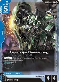 Kshatriya Besserung (Store Tournament Participation Pack 05) - Gundam Promotional Cards - Gundam Card Game card