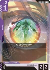 0 Gundam (Store Tournament Participation Pack 05) - Gundam Promotional Cards - Gundam Card Game card