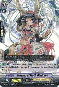 Listener of Truth, Dindrane - BT07: Rampage of the Beast King - Cardfight Vanguard card