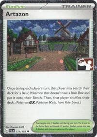 Artazon - 171/193 (Cosmos Holo) - Prize Pack Series Cards - Pokemon card