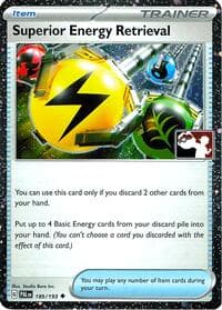 Superior Energy Retrieval - 189/193 (Cosmos Holo) - Prize Pack Series Cards - Pokemon card